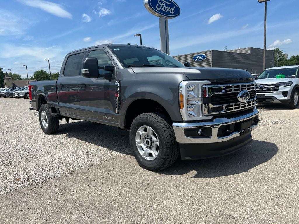 2026 Ford F-250 XLT in Carbonized Gray Metallic — front three-quarter view