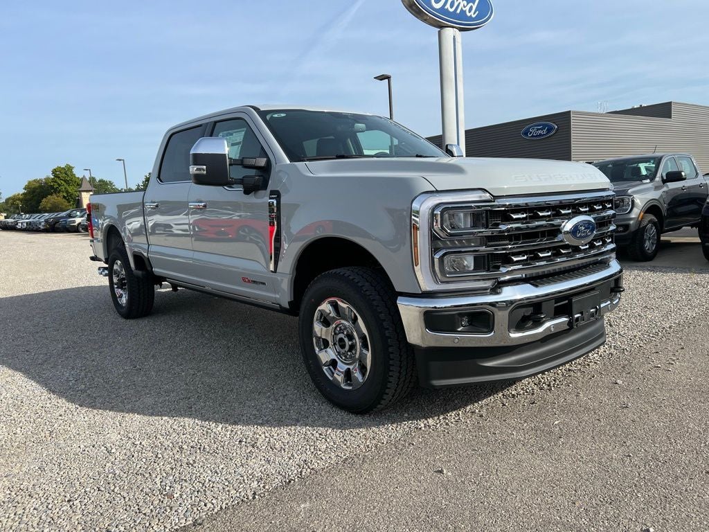 2026 Ford F-250 Lariat in Avalanche — front three-quarter view