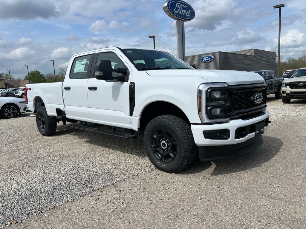 2026 Ford F-350 XL in Oxford White — front three-quarter view