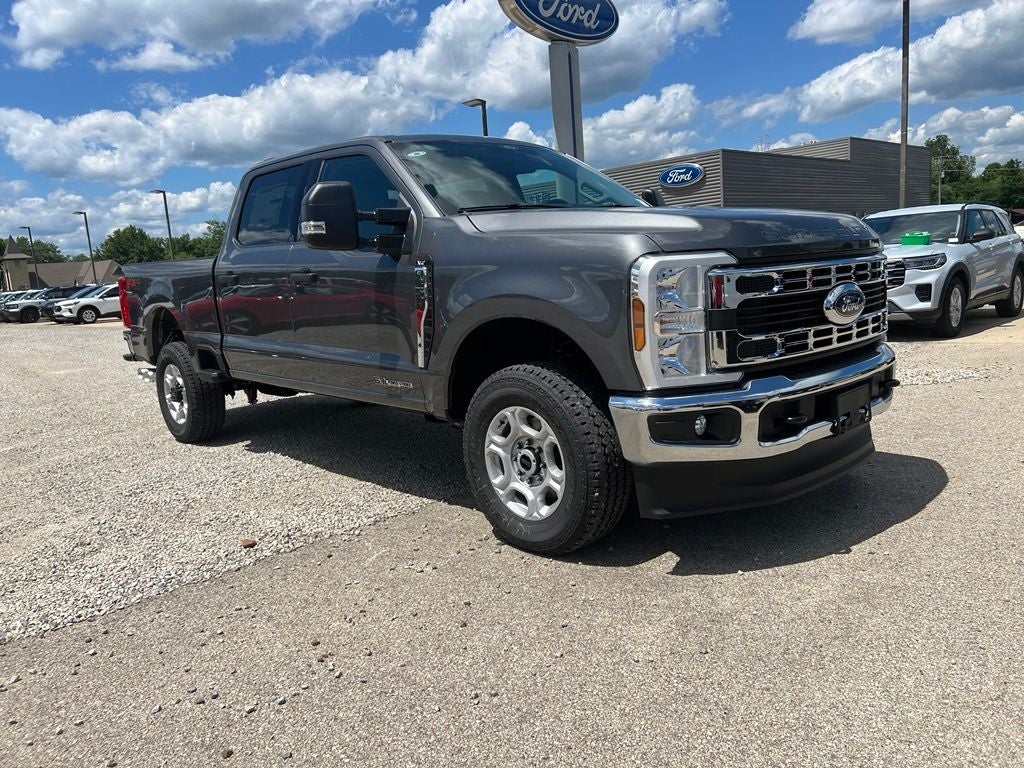 2026 Ford F-350 XLT in Carbonized Gray Metallic — front three-quarter view