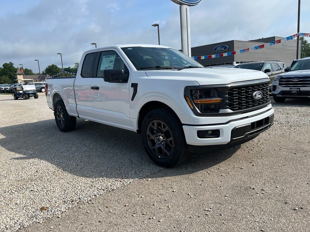 2026 Ford F-150 STX in Oxford White — front three-quarter view