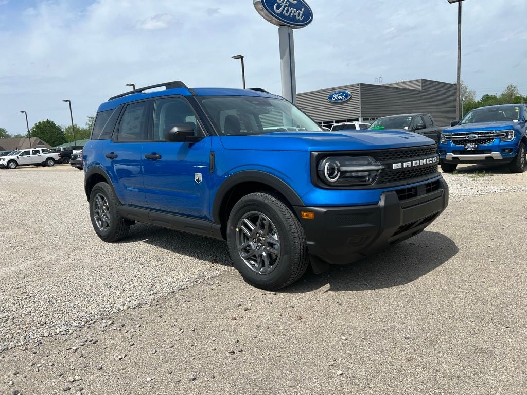 2026 Ford Bronco Sport Big Bend in Velocity Blue Metallic — front three-quarter view