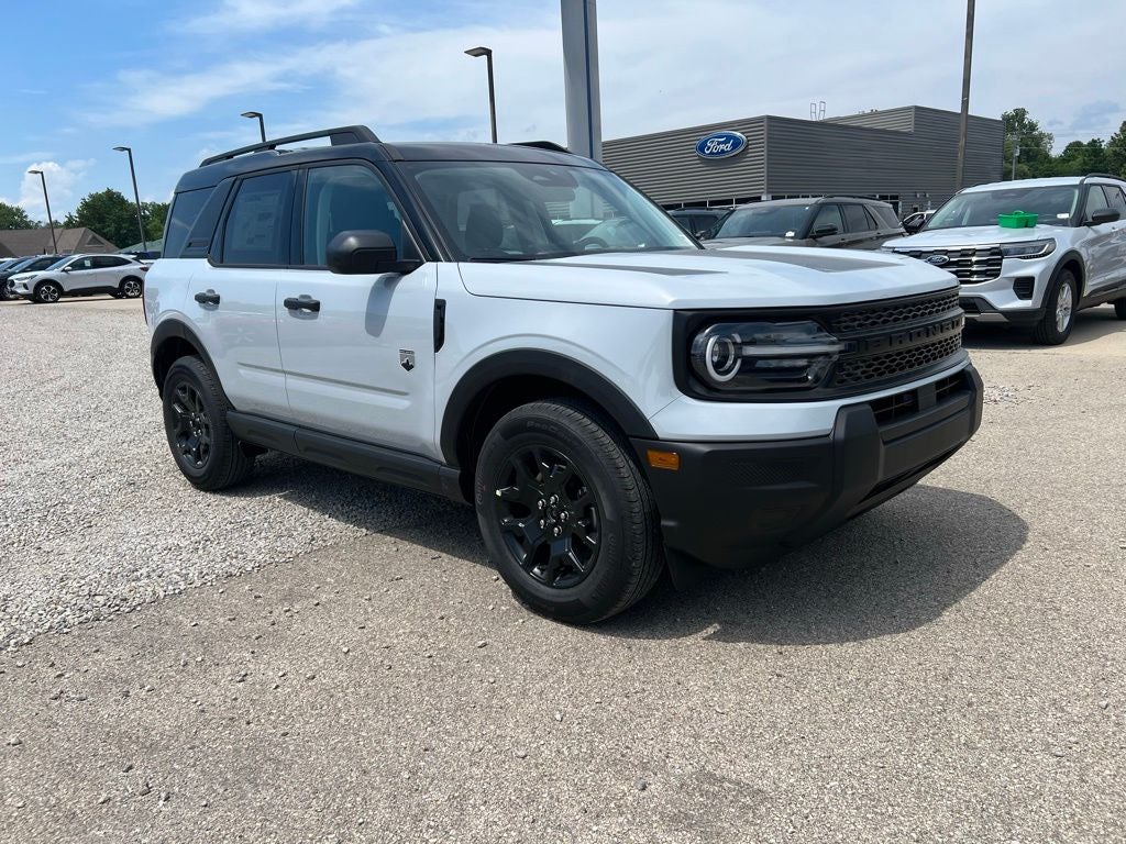 2026 Ford Bronco Sport Big Bend in Space White Metallic — front three-quarter view