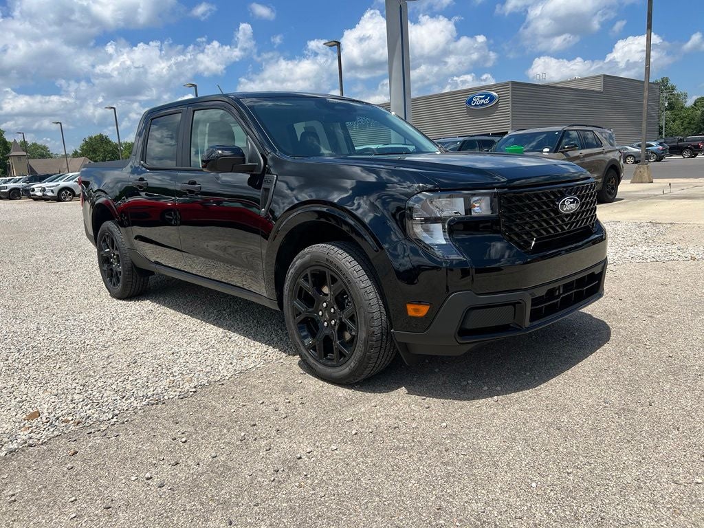 2026 Ford Maverick XLT in Shadow Black — front three-quarter view